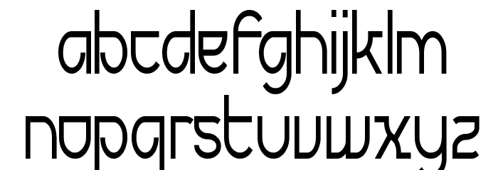 Futurex Narrow Font LOWERCASE