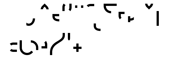 Futurex Parts Font LOWERCASE