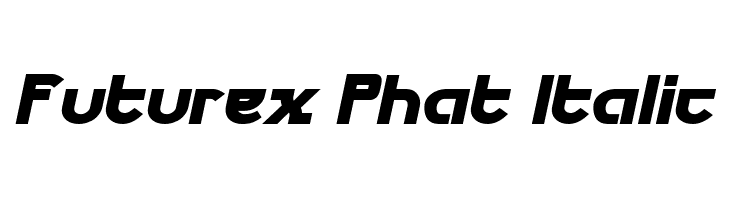 Futurex Phat Italic  les polices de caractères gratuit tlcharger