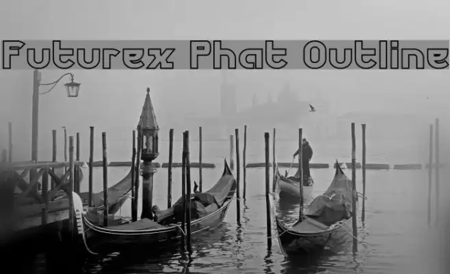 Futurex Phat Outline Font examples
