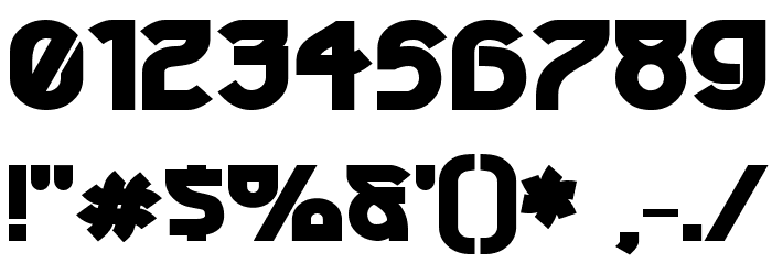 Futurex Phat Font OTHER CHARS