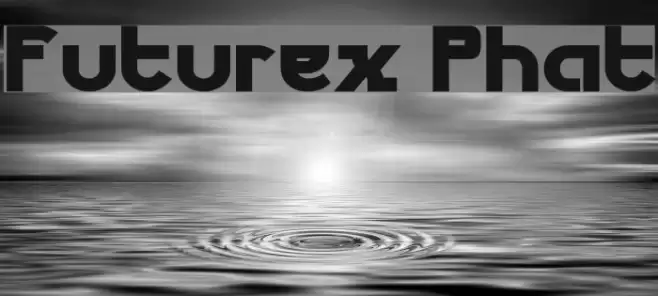 Futurex Phat Шрифта examples