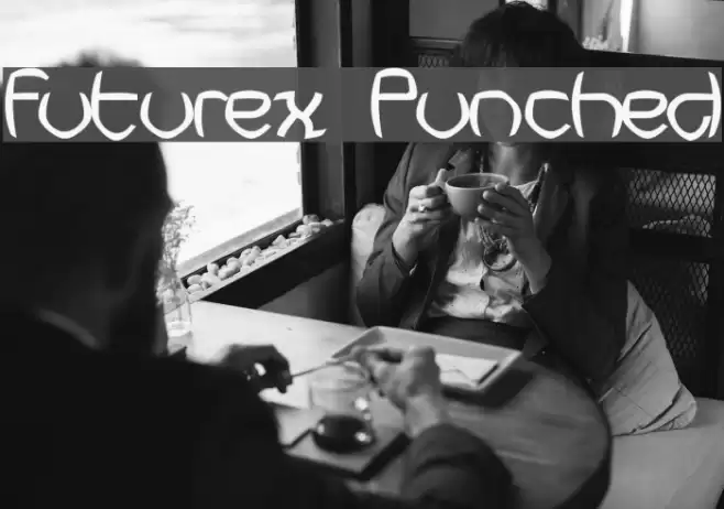 Futurex Punched Font examples