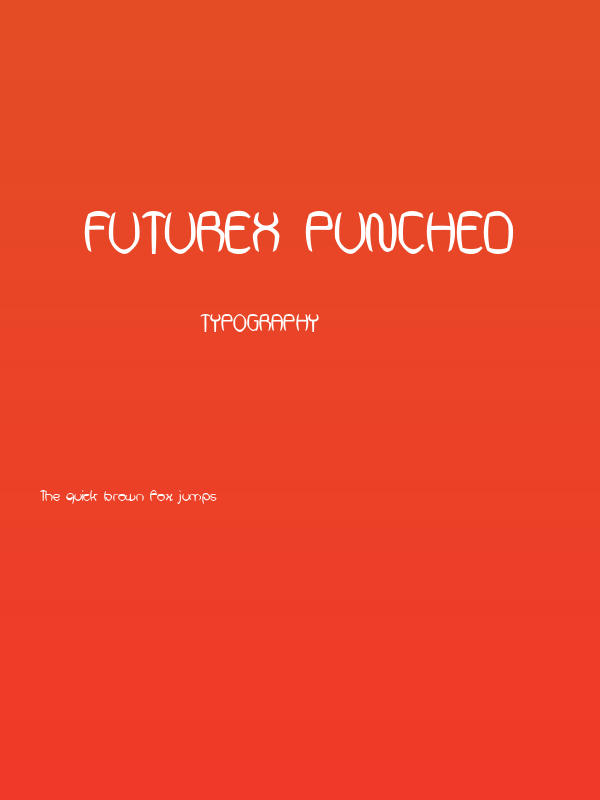 Futurex Punched Poster