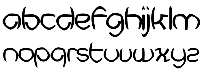 Futurex Punched Font LOWERCASE