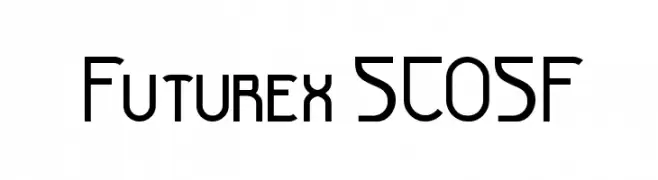 Futurex SCOSF  नि: शुल्क फ़ॉन्ट्स डाउनलोड