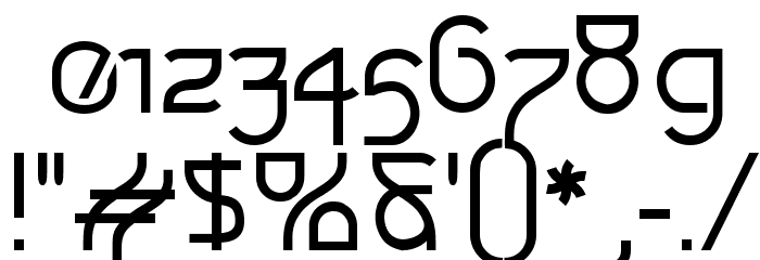 Futurex SCOSF Font OTHER CHARS