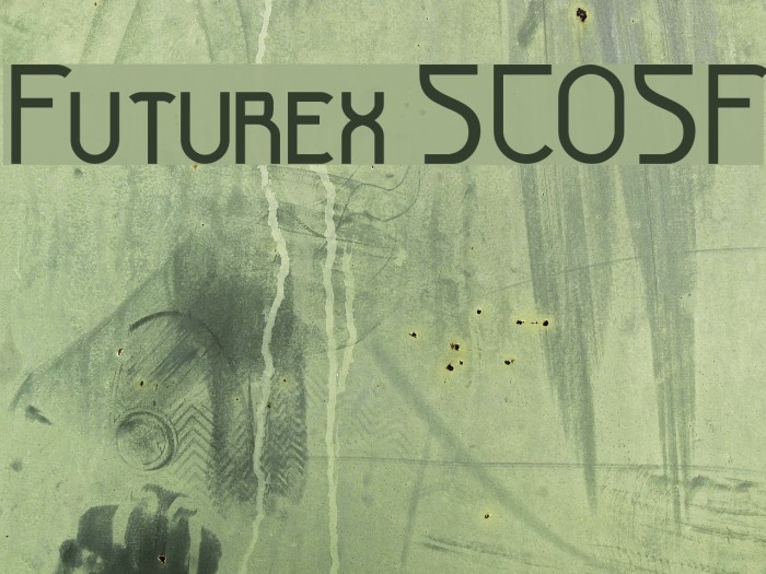 Futurex SCOSF Font examples