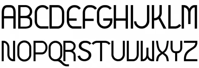 Futurex Simplex Schriftart Groß