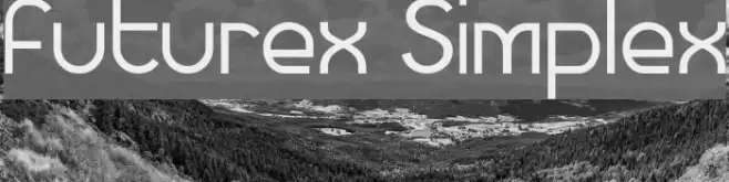 Futurex Simplex Font examples