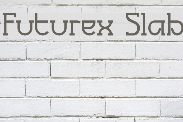 Futurex Slab フォント examples