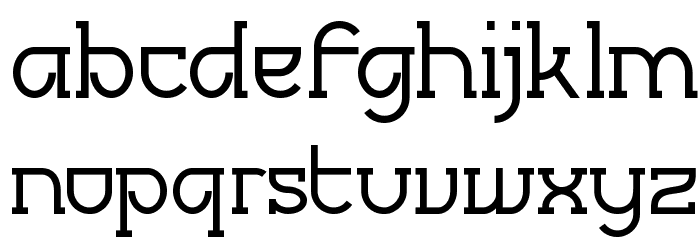 Futurex Slab フォント 小文字