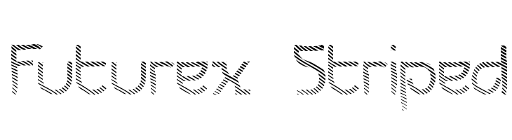 Futurex Striped Font