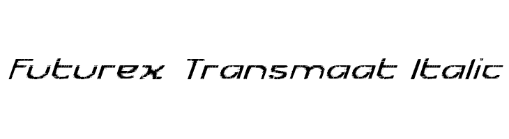 Futurex Transmaat Italic  नि: शुल्क फ़ॉन्ट्स डाउनलोड