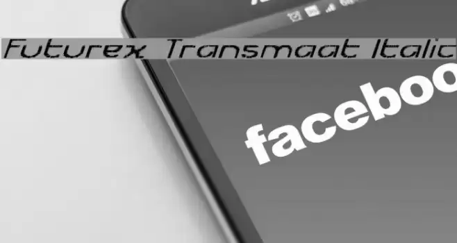 Futurex Transmaat Italic Font examples