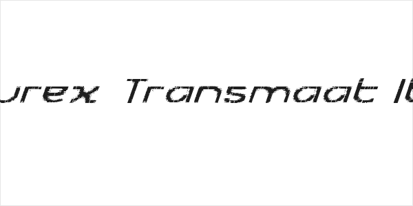 Futurex Transmaat Italic Logo