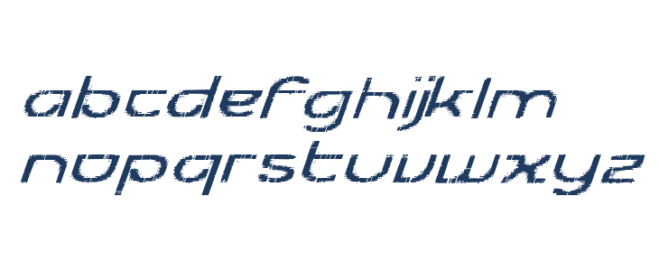 Futurex Transmaat Italic Lowercase