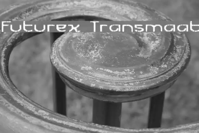 Futurex Transmaat Schriftart examples
