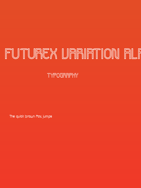 Futurex Variation Alpha Hollow Poster