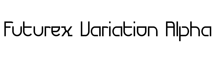 Futurex Variation Alpha Font