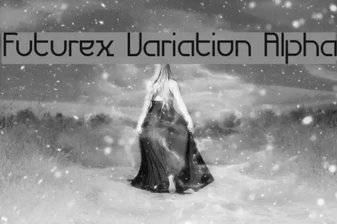Futurex Variation Alpha Шрифта examples