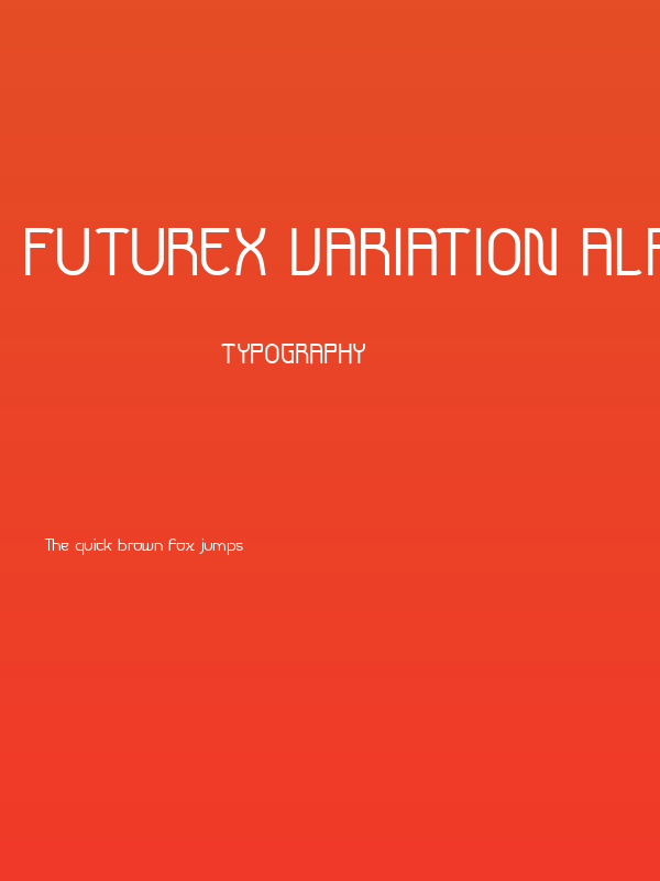 Futurex Variation Alpha Poster