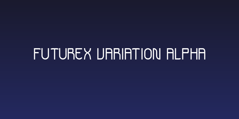 Futurex Variation Alpha Social Header