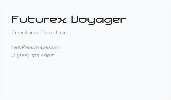 Futurex Voyager Business Card
