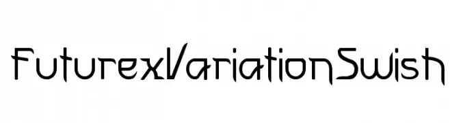 FuturexVariationSwish  Frei Schriftart Herunterladen