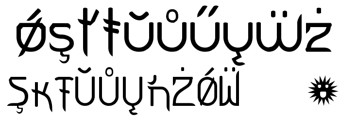 FuturexVariationSwishExtras Font OTHER CHARS