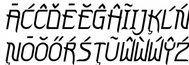 FuturexVariationSwishExtrasOblique Fuentes MAYÚSCULAS