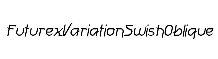 FuturexVariationSwishOblique  Скачать бесплатные шрифты