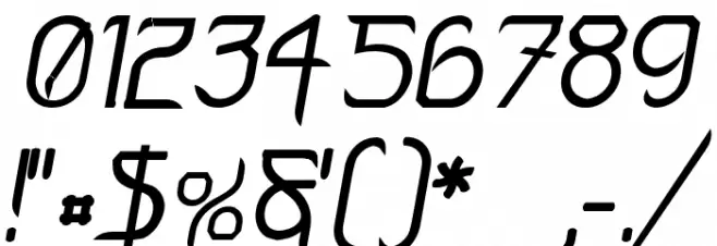 FuturexVariationSwishOblique Schriftart Anderer Schreiben