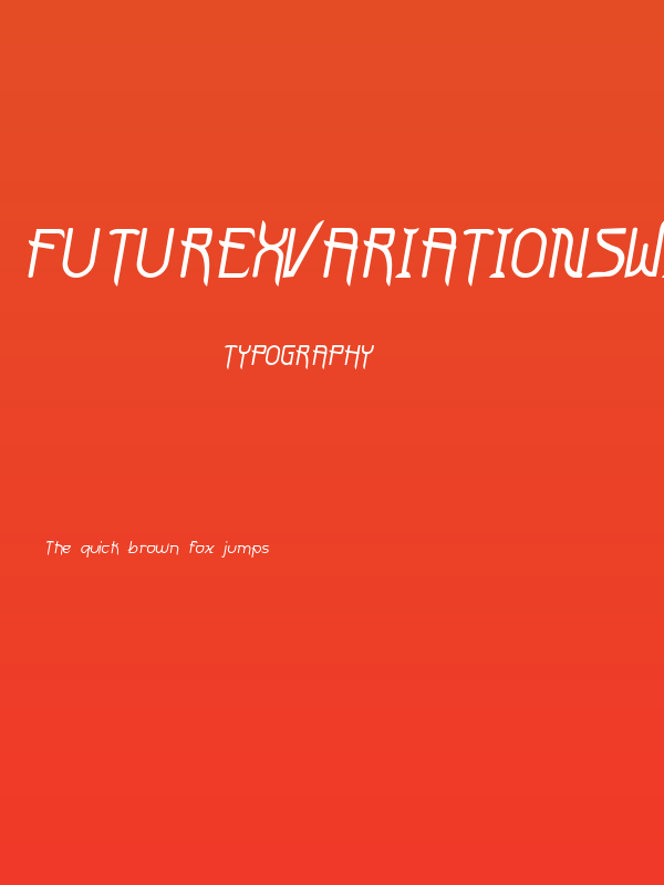 FuturexVariationSwishOblique Poster