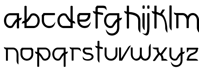 FuturexVariationSwish Font LOWERCASE