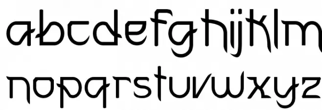 FuturexVariationSwish フォント 小文字