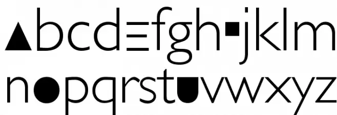 Futurism Light 字体 小写