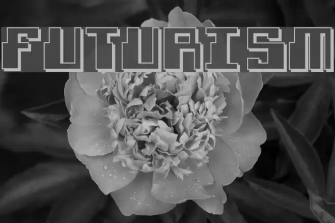 Futurism Schriftart examples