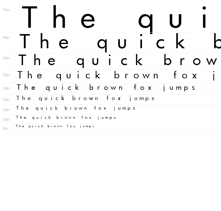 Futurist Fixed-width Waterfall