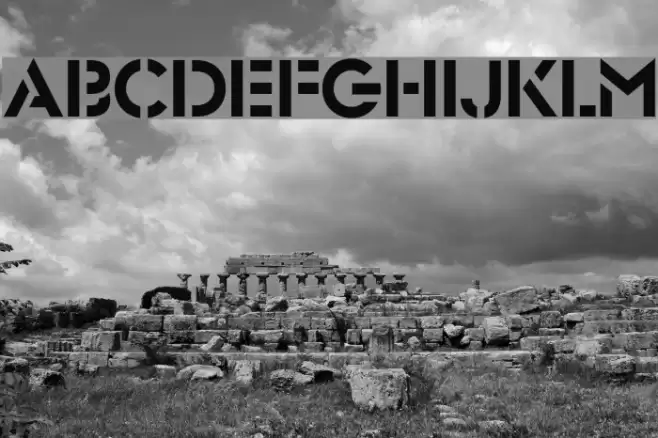 FuturistStencil Font examples