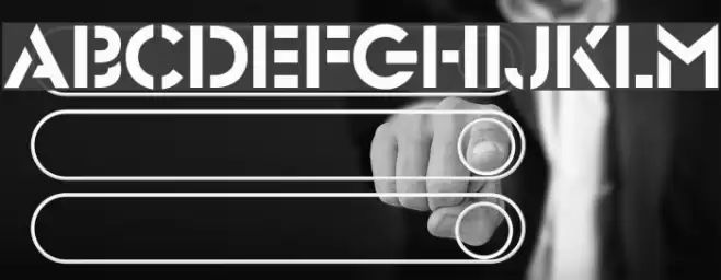 FuturistStencil Font examples