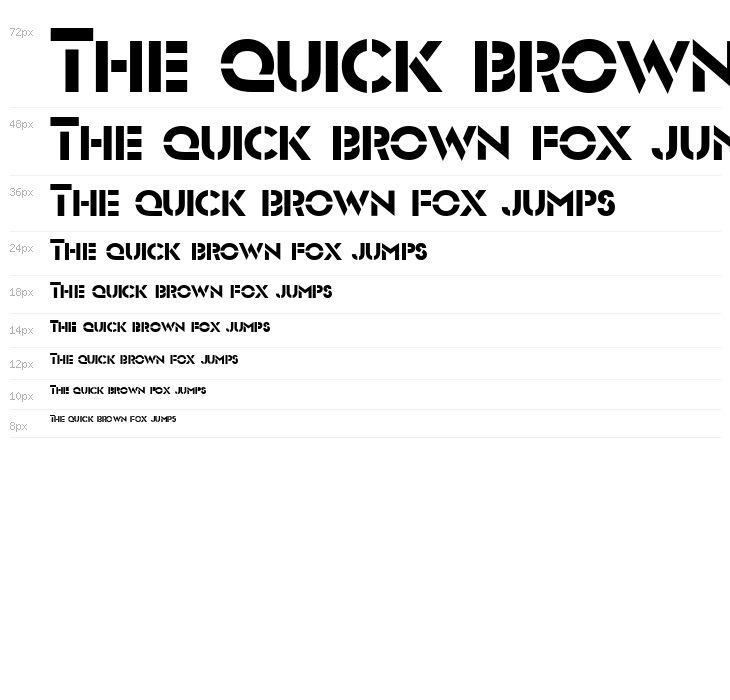 FuturistStencil Waterfall