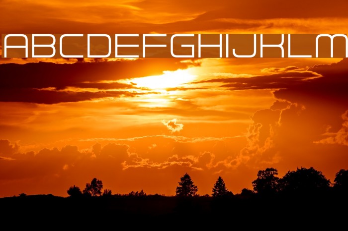 Futuristic Armour Font examples