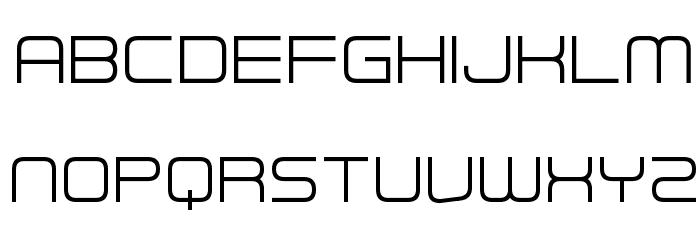 Futuristic Armour Font LOWERCASE