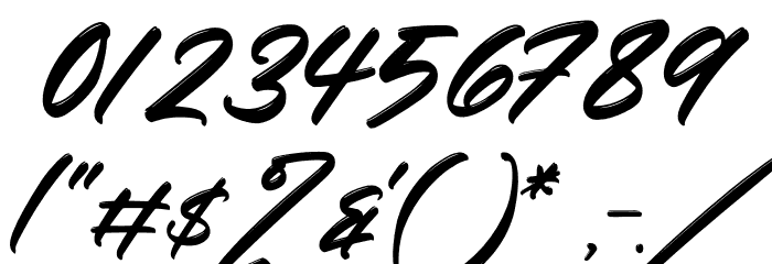 Futuristic Rottesla Italic Font OTHER CHARS