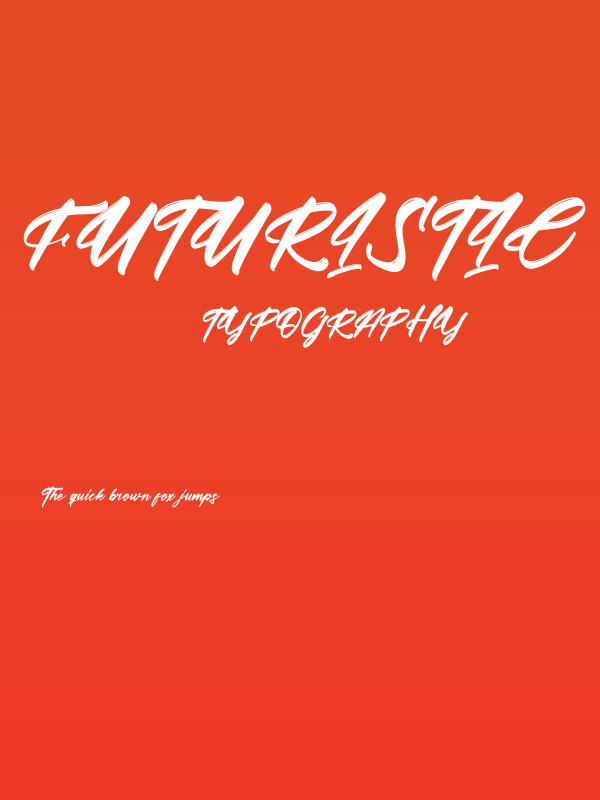 Futuristic Rottesla Italic Poster