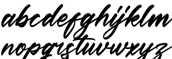 Futuristic Rottesla Italic Font LOWERCASE