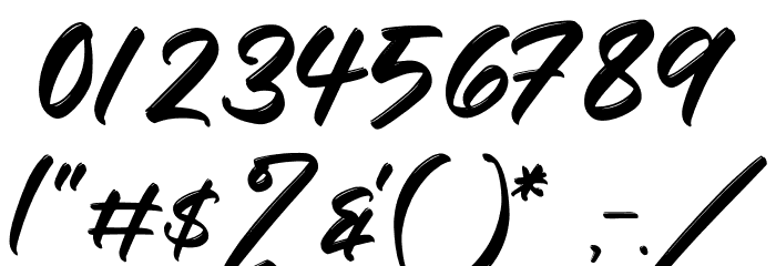 Futuristic Rottesla Font OTHER CHARS