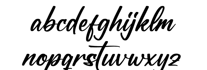 Futuristic Stylish Schriftart Kleinbuchstaben