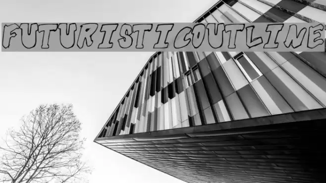 FuturisticOutline Шрифта examples
